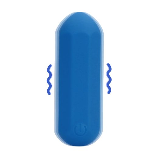 LOVELINE Hexagon Shaped Bullet Vibrator Blau