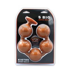 KIOTOS Sport Balls 5 Big Mega Balls aus Silikon Gold