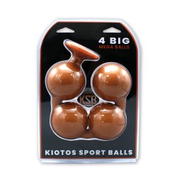KIOTOS Sport Balls 4 Big Mega Balls aus Silikon Gold