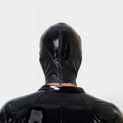 MAISON CATANZARO MEN Harald Vinyl Maske Schwarz S