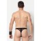 MAISON CATANZARO MEN Damon Thong Schwarz