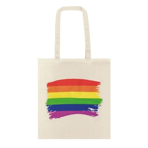 DIVERTYSEX Regenbogen Tasche aus Baumwolle