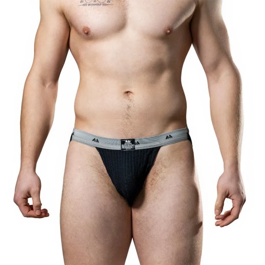 ORIGINAL JOCKSTRAP - 1" Schwarz / Grau