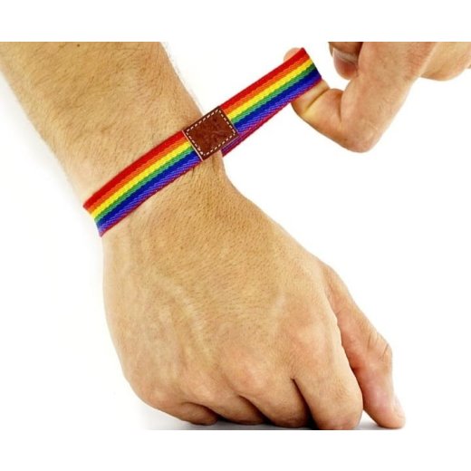 DIVERTYSEX Luxuriöses Regenbogen Gummi-Armband
