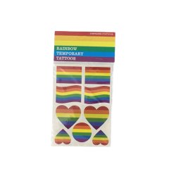 DIVERTYSEX Regenbogen Tattoos Zum Aufkleben 9 Stk.