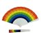 DIVERTYSEX Regenbogen Fächer aus Kunststoff