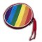 DIVERTYSEX Regenbogen Geldbörse mit Reissverschluss