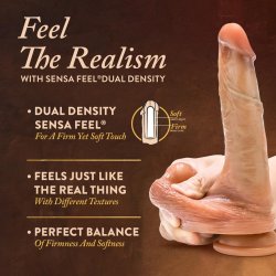 BLUSH Renaissance DaVinci Dildo mit Verschiebbarem Vorhaut Ø 3,8 cm Latino