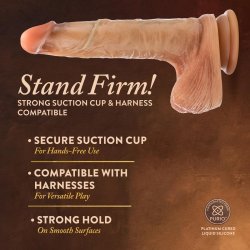 BLUSH Renaissance DaVinci Dildo mit Verschiebbarem Vorhaut Ø 3,8 cm Latino