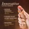 BLUSH Renaissance DaVinci Dildo mit Verschiebbarem Vorhaut Ø 3,8 cm Latino
