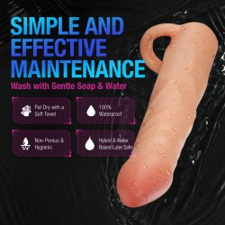 BLUSH Performance Plus Fortitude Extender Sleeve aus Silikon Ø 4,4 cm