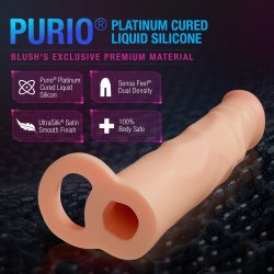 BLUSH Performance Plus Fortitude Extender Sleeve aus Silikon Ø 4,4 cm