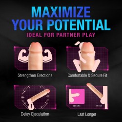 BLUSH Performance Plus Tenacity Extender Sleeve aus Silikon Ø 3,8 cm