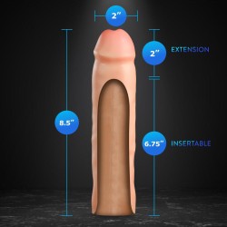 BLUSH Performance Plus Tenacity Extender Sleeve aus Silikon Ø 3,8 cm