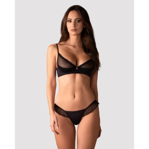 OBSESSIVE Stelisa Dessous-Set 2-teilig Schwarz