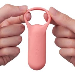 IROHA SVR+ Smart Vibe Ring mit Vibration Coral Pink