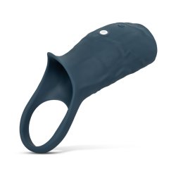 BONERS Vibrating Penis Sleeve Blau