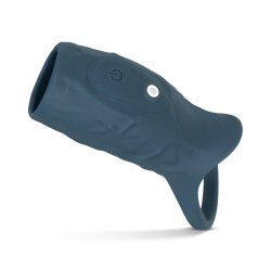 BONERS Vibrating Penis Sleeve Blau