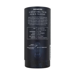 BONERS Vibrating Penis Sleeve Blau