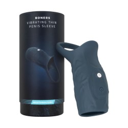 BONERS Vibrating Penis Sleeve Blau