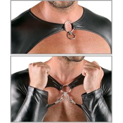 SVENJOYMENT Harness-Set mit 2 Karabinern Schwarz