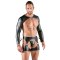 SVENJOYMENT Harness-Set mit 2 Karabinern Schwarz