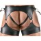 SVENJOYMENT Harness-Set mit 2 Karabinern Schwarz