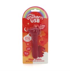 UNIHORN USB Bullet Vibrator Blaze Diablo Bordeaux