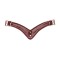 LIEBE SEELE Wine Red: Forced Orgasm Wand Massager Harness Belt aus Leder Weinrot