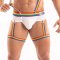 TOF Rainbow Leg Harness Multicolor One Size