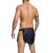 MALE BASICS Dngeons Leather Warrior Skirt Schwarz One Size