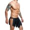 MALE BASICS Dngeons Leather Warrior Skirt Schwarz One Size