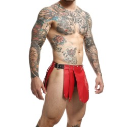 MALE BASICS Dngeons Leather Warrior Skirt Rot One Size