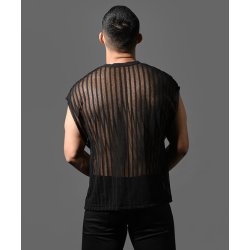 ANDREW CHRISTIAN Mesh Motion Shirt Schwarz