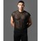 ANDREW CHRISTIAN Mesh Motion Shirt Schwarz
