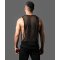 ANDREW CHRISTIAN Mesh Motion Gym Tank Schwarz