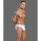 ANDREW CHRISTIAN Big Fat Dick Bamboo Brief Weiss