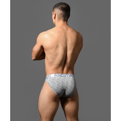 ANDREW CHRISTIAN Almost Naked VIBE Workout Brief Grau
