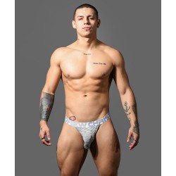 ANDREW CHRISTIAN Almost Naked VIBE Workout Brief Grau