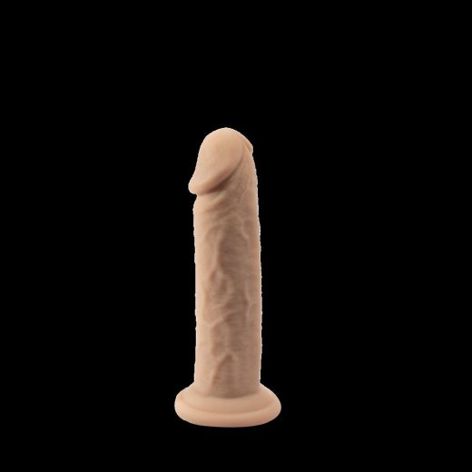 SILEXD Real Skin Dildo Modell 2 6 Dildo 15 cm mit Saugfuss Light Skin