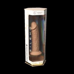 SILEXD Real Skin Dildo Modell 2 6 Dildo 15 cm mit Saugfuss Light Skin