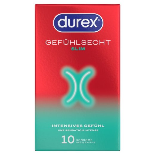 DUREX Gefühlsecht Slim 10 Stk.