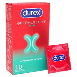 DUREX Gefühlsecht Slim 10 Stk.