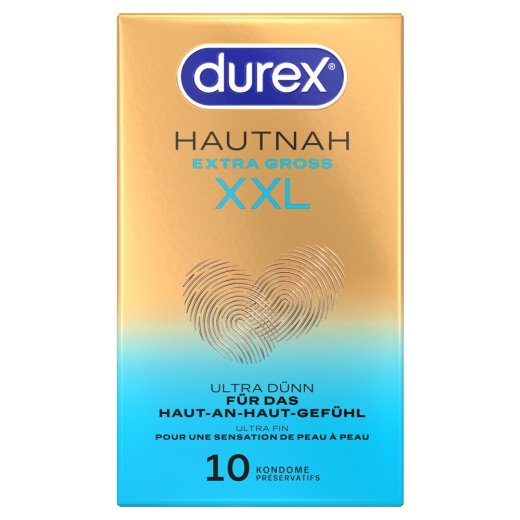 DUREX Hautnah Extra Gross XXL Ultra Dünn 10 Stk.