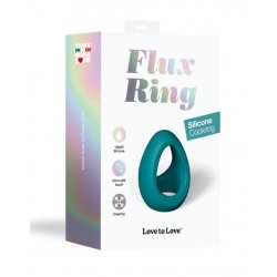 LOVE TO LOVE Flux Ring Silicone Cockring Blau