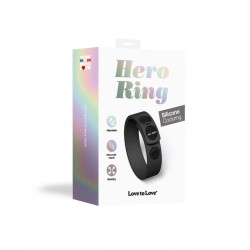 LOVE TO LOVE Hero Ring Silicone Cockring Schwarz