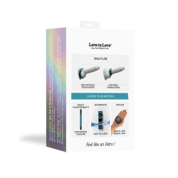 LOVE TO LOVE Hero Ring Silicone Cockring Blau