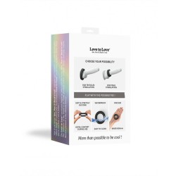 LOVE TO LOVE Cool Ring Silicone Cockring Schwarz