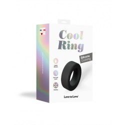 LOVE TO LOVE Cool Ring Silicone Cockring Schwarz