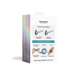 LOVE TO LOVE Cool Ring Silicone Cockring Blau
